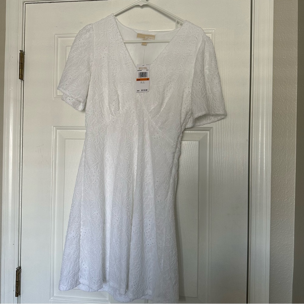NWT white Micheal kors dress
